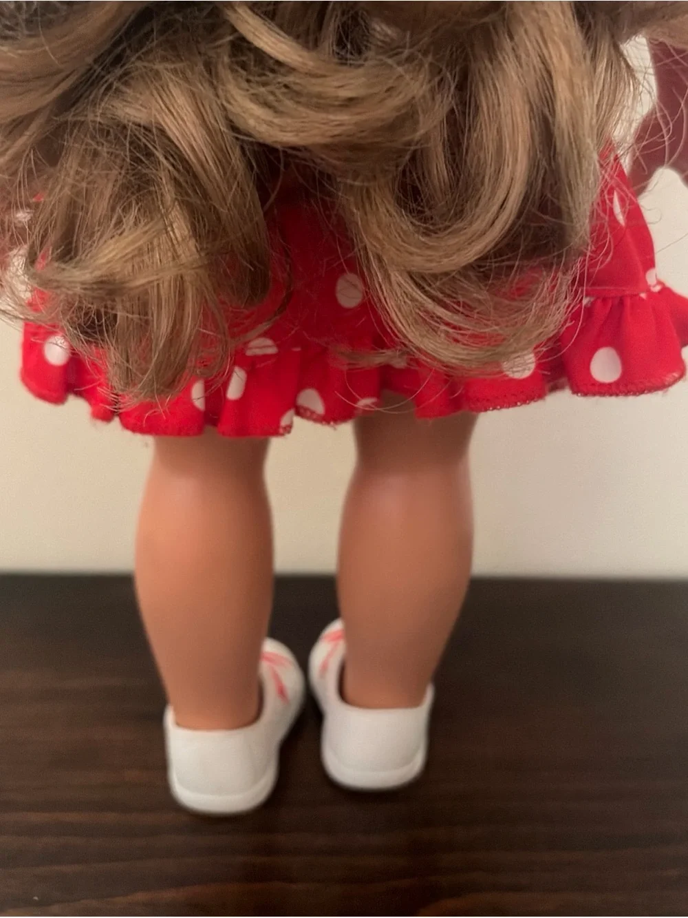 Disney ily Doll Outfit Red White Minnie Polka Dot Skirt